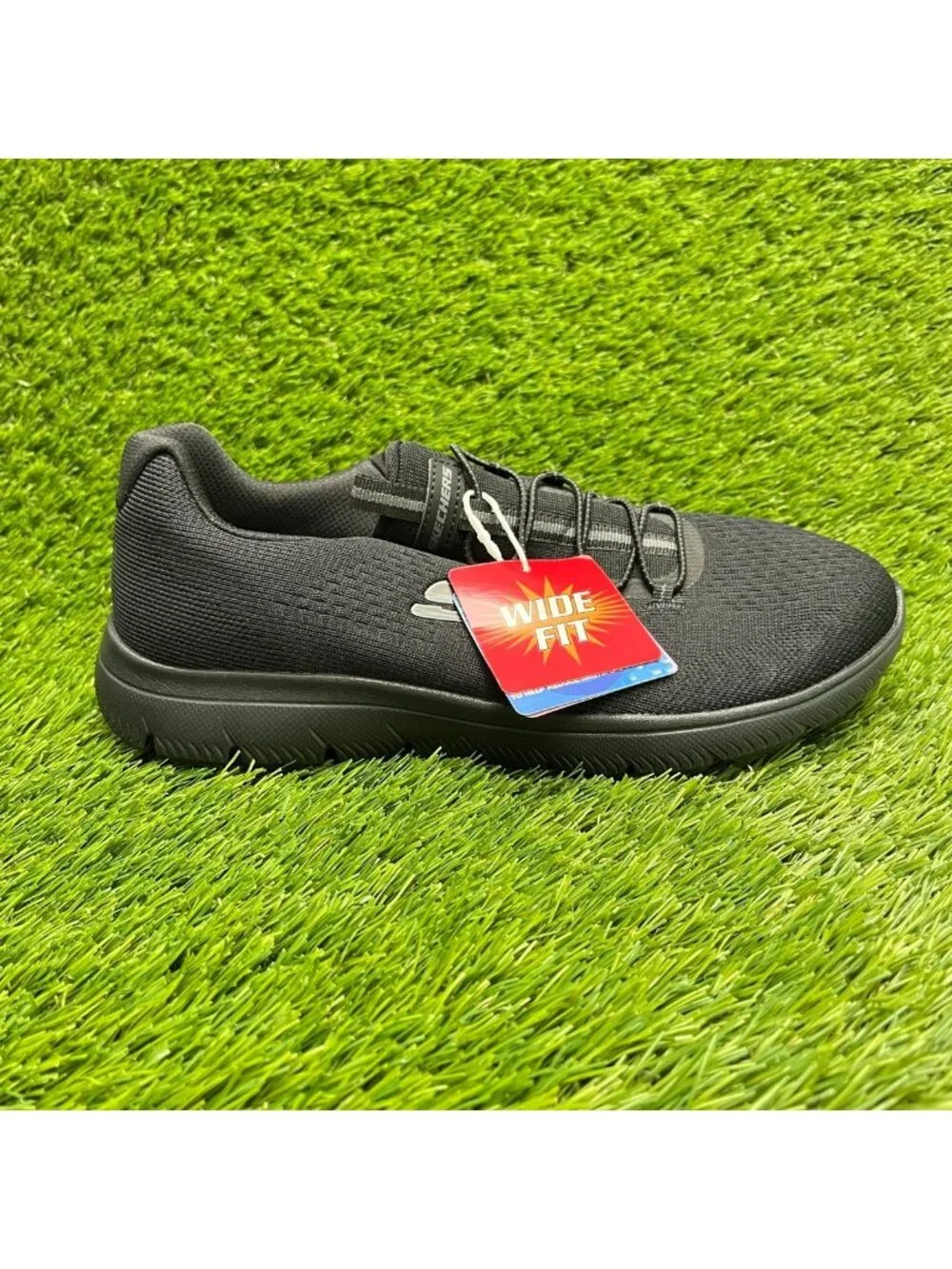 Skechers Summits-Radiant Flow Womens Size 6.5D Black Running Shoes Sneakers